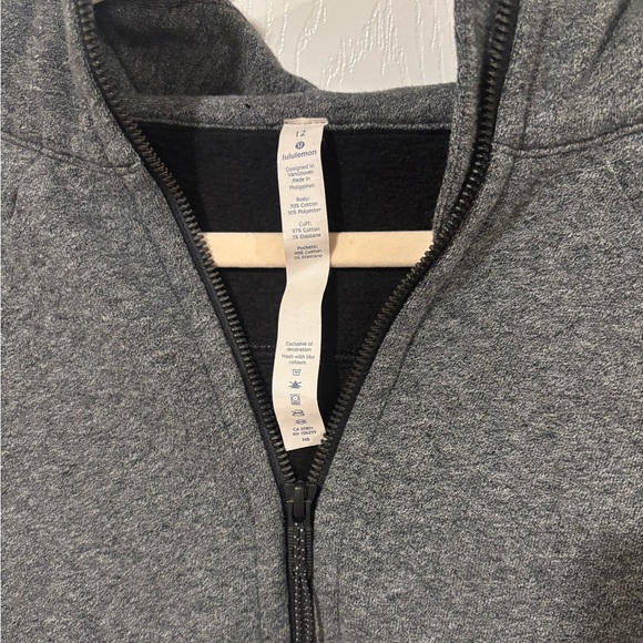 Lululemon Classic Fit Fleece Scuba Hoodie Full Zip - Picture 2 of 3